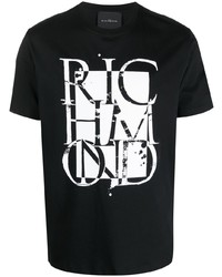 John Richmond Graphic Logo Print T Shirt