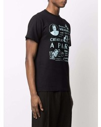 Georges Wendell Graphic Print Cotton T Shirt