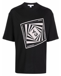 Y-3 Graphic Print Cotton T Shirt