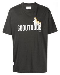 Chocoolate Graphic Print Cotton T Shirt