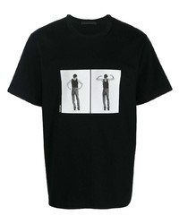 Helmut Lang Graphic Print Cotton T Shirt