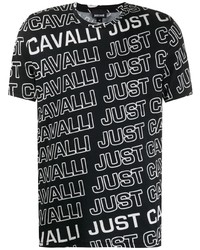 Just Cavalli Graphic Print Crew Neck T Shirt