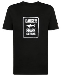 Paul & Shark Graphic Print Crew Neck T Shirt