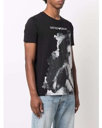 Emporio Armani Graphic Print Logo T Shirt