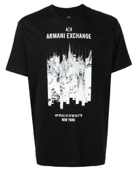 Armani Exchange Graphic Print Logo T Shirt