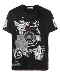 Givenchy Graphic Print Short Sleeved T Shirt