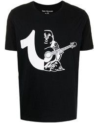 True Religion Graphic Print Short Sleeved T Shirt