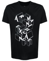 Armani Exchange Graphic Print T Shirt