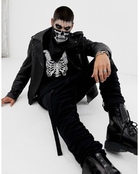 ASOS DESIGN Halloween T Shirt With Skeleton Rib Cage Print