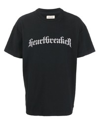 Flaneur Homme Heartbreaker Logo Print Short Sleeve T Shirt