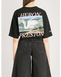 Heron Preston Printed Cotton Jersey T Shirt