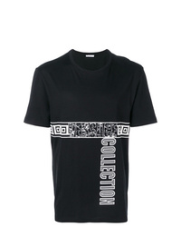 Versace Collection Horizontal And Vertical Print Tee