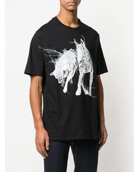 Neil Barrett Horse Print T Shirt