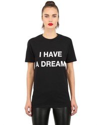 I Have A Dream Printed Cotton T Shirt