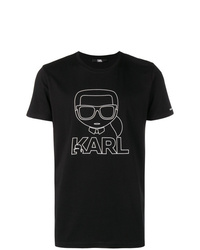 Karl Lagerfeld Ikonik Karl Outline T Shirt