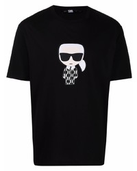 Karl Lagerfeld Ikonik Karl Print T Shirt