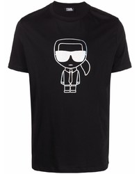 Karl Lagerfeld Ikonik Metallic Sheen T Shirt