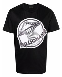 Billionaire In The Space Print Cotton T Shirt