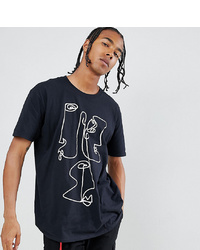 Reclaimed Vintage Inspired Oversized T Shirt With Face Print