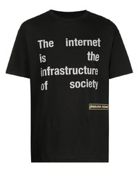 Pleasures Internet Print T Shirt