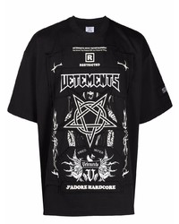 Vetements Jadore Hardcore Patchwork T Shirt
