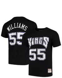 Mitchell & Ness Jason Williams Black Sacrato Kings Hardwood Classics Team Name Number T Shirt At Nordstrom