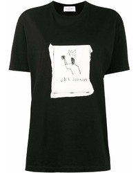 Jean Michel Basquiat X Browns Rome Pays Off Jack Johnson Print T Shirt