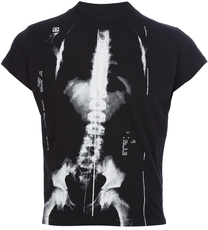 Jean Paul Gaultier Vintage X Ray T Shirt, $412 | farfetch.com 