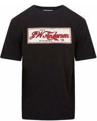 J.W.Anderson Jw Anderson Logo Print Cotton Jersey T Shirt