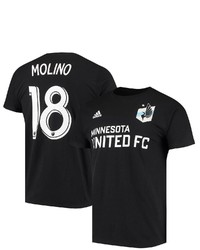 adidas Kevin Molino Black Minnesota United Fc Go To Name Number T Shirt
