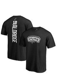 FANATICS Lamarcus Aldridge Black San Antonio Spurs Backer Name Number T Shirt