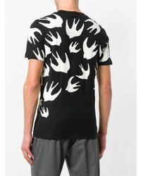 McQ Alexander McQueen Large Swallows T Shirt