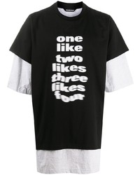 Balenciaga Layered Slogan Print T Shirt