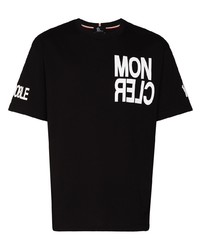 MONCLER GRENOBLE Lettering Logo Print T Shirt