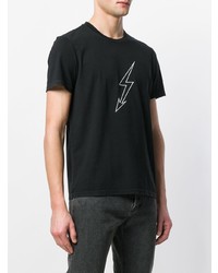 Givenchy Lightning And World Tour Printed T Shirt