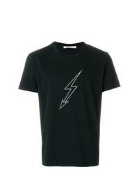 Givenchy Lightning And World Tour Printed T Shirt