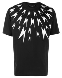 Neil Barrett Lightning Bolt T Shirt