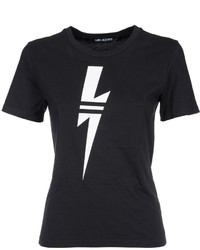 Neil Barrett Lightning Print T Shirt