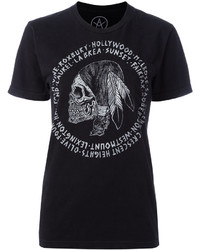 Local Authority Skull Print T Shirt
