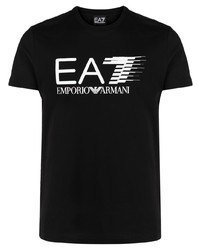Ea7 Emporio Armani Logo Crew Neck T Shirt