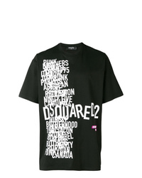 DSQUARED2 Logo Disco Punk Printed T Shirt
