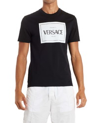 Versace Logo Graphic Cotton Tee