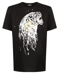 Just Cavalli Logo Graphic Print T Shirt