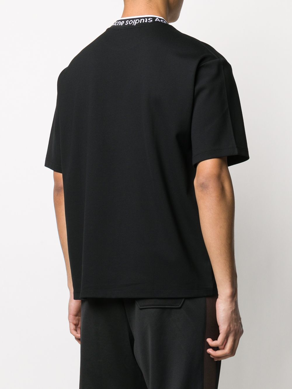 Acne Studios Logo Neck T Shirt, $210 | farfetch.com | Lookastic