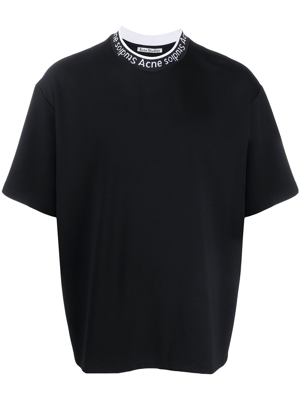 Acne Studios Logo Neck T Shirt, $210 | farfetch.com | Lookastic