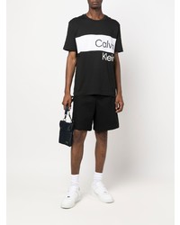 Calvin Klein Jeans Logo Print Colour Block T Shirt