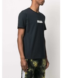 Stone Island Logo Print Cotton T Shirt