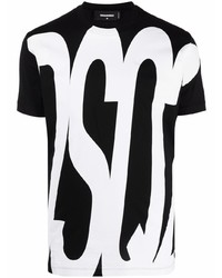 DSQUARED2 Logo Print Cotton T Shirt