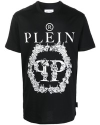 Philipp Plein Logo Print Cotton T Shirt