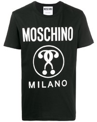 Moschino Logo Print Crew Neck T Shirt